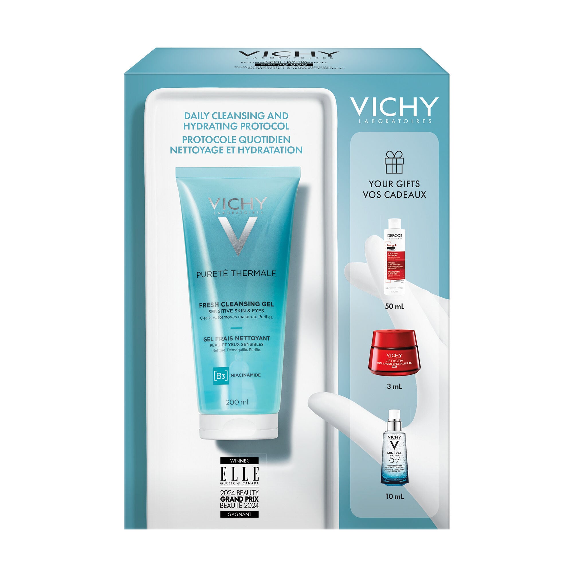 Purete Thermale Fresh Cleansing Gel | Sensitive Skin | Vichy Canada